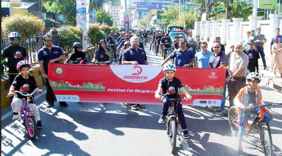 সিলেটে এসএমপি ও রাউন্ড টেবিল বাংলাদেশের সাইকেল র‌্যালি সম্পন্ন